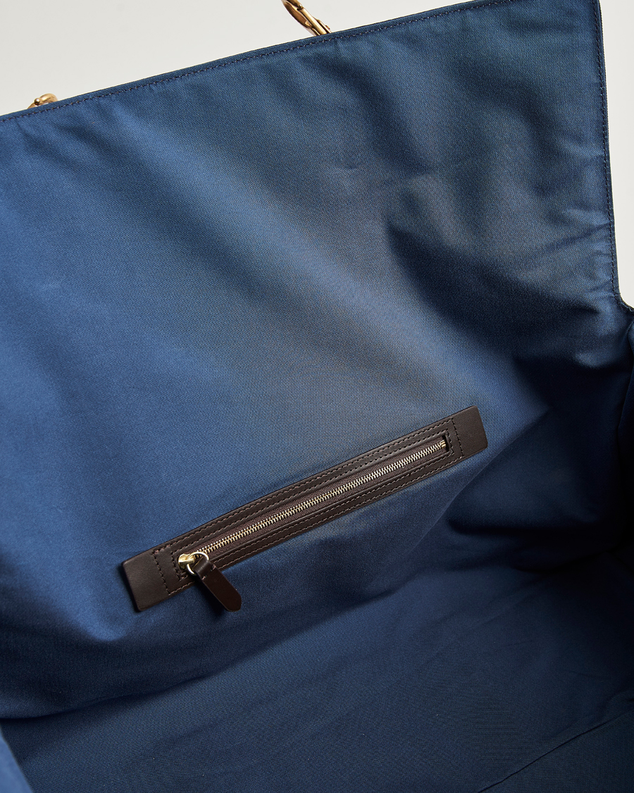 Herren | Taschen | Mismo | M/S Supply Weekendbag Navy/Dark Brown