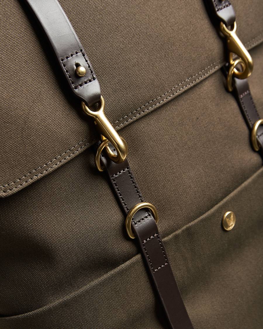 Herren | Mismo M/S Nylon Backpack Army/Dark Brown | Mismo | M/S Nylon Backpack Army/Dark Brown