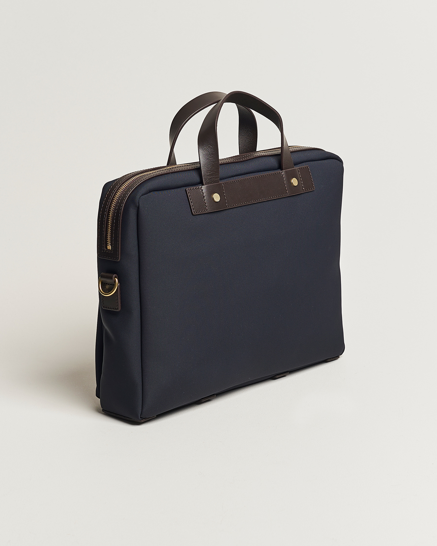 Herren | Taschen | Mismo | M/S Nylon Office Navy/Dark Brown