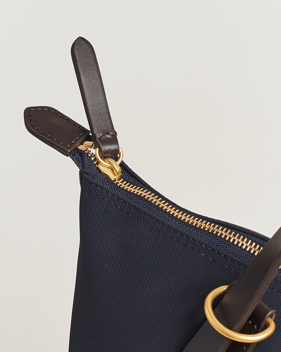 Herren | Mismo M/S Nylon Day Pack Navy/Dark Brown | Mismo | M/S Nylon Day Pack Navy/Dark Brown