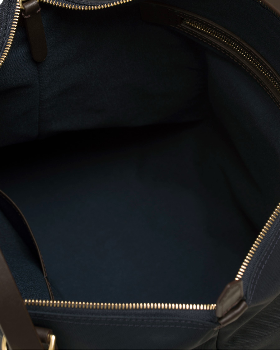 Herren | Mismo M/S Nylon Day Pack Navy/Dark Brown | Mismo | M/S Nylon Day Pack Navy/Dark Brown