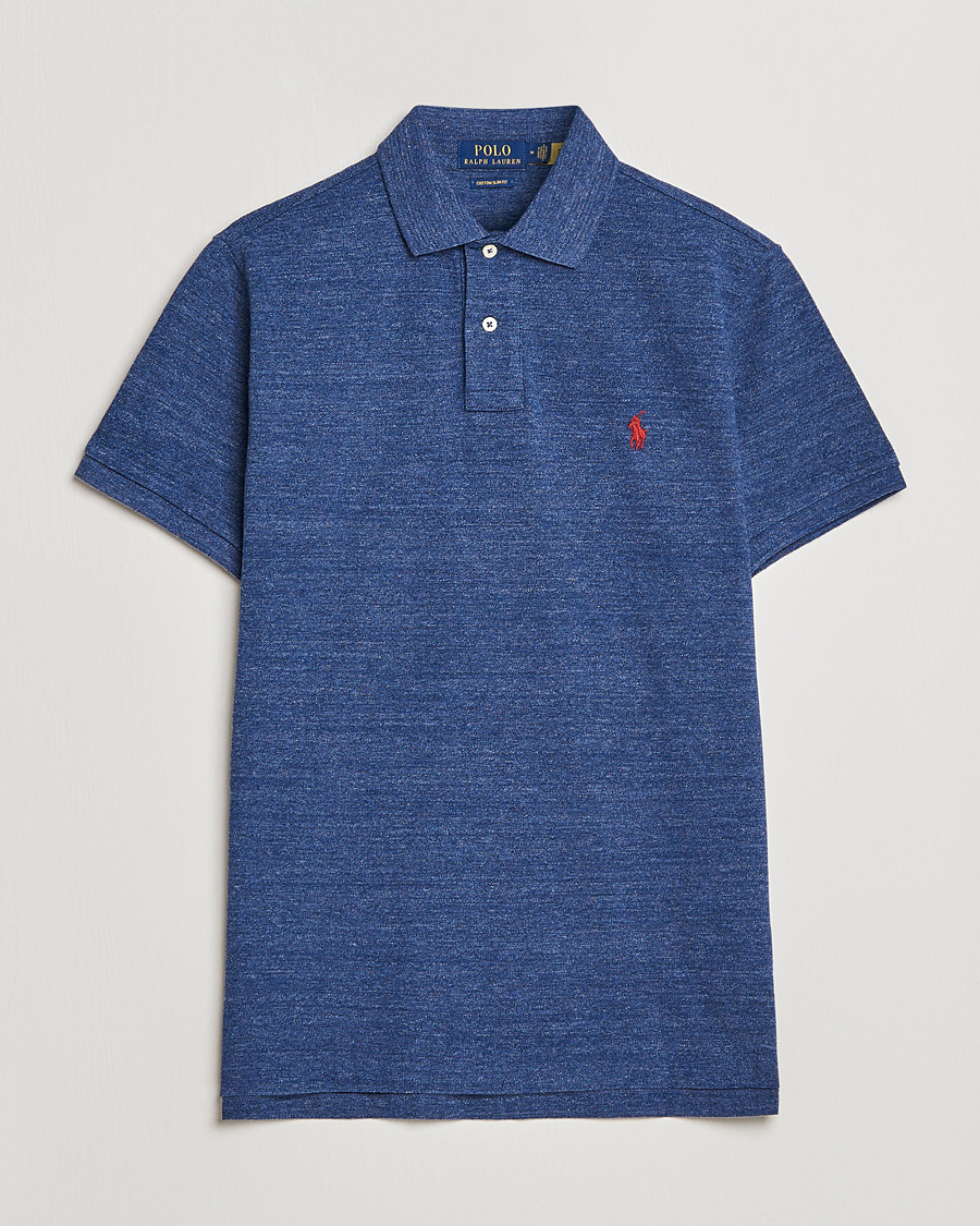 Herren | Poloshirts | Polo Ralph Lauren | Custom Slim Fit Polo Classic Royal Heather