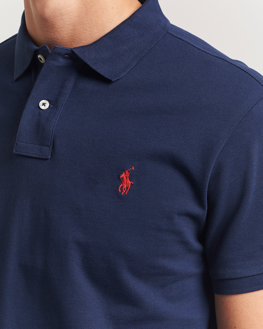 Herren | Poloshirts | Polo Ralph Lauren | Slim Fit Polo Newport Navy
