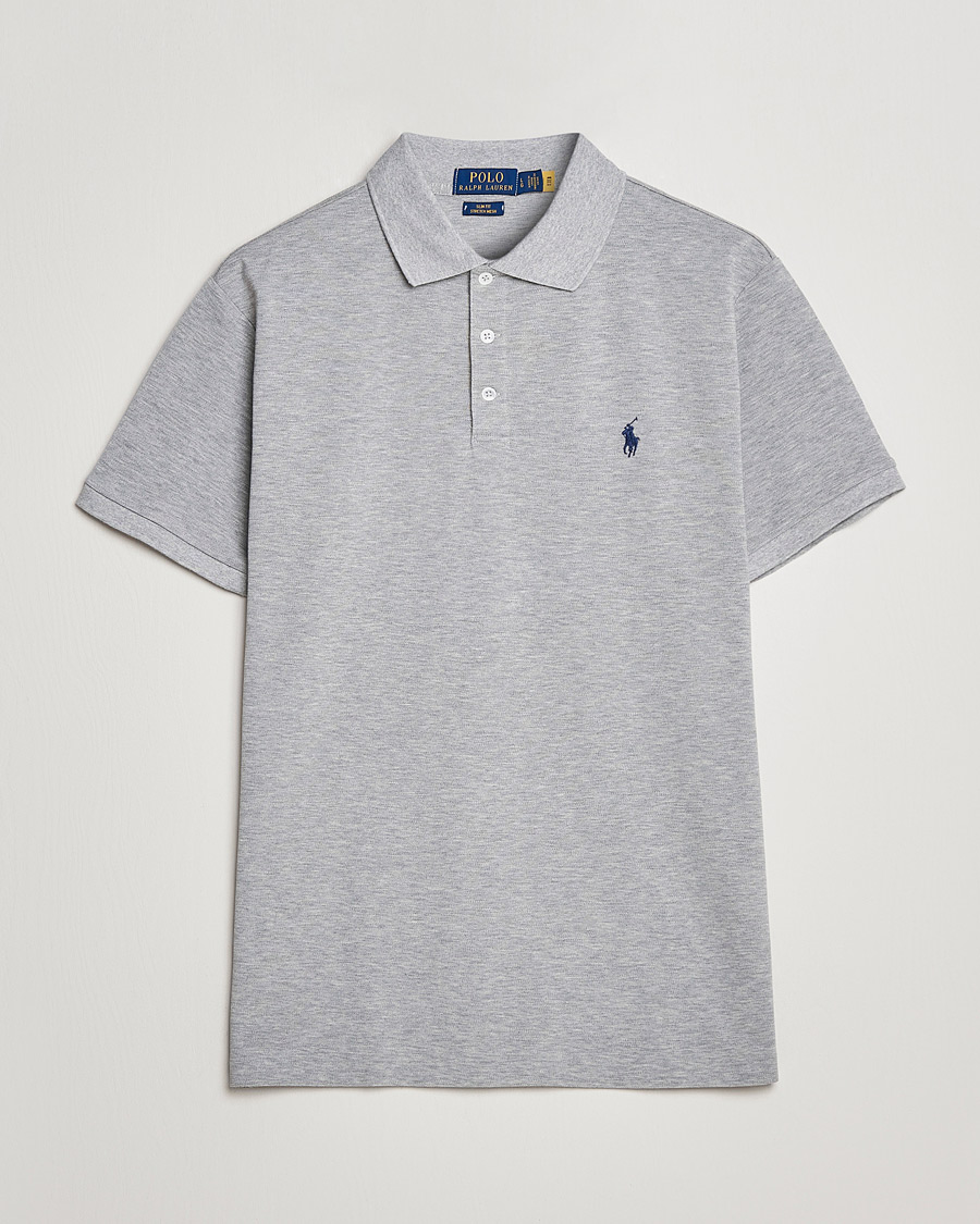 Herren | Poloshirts | Polo Ralph Lauren | Slim Fit Stretch Polo Andover Heather