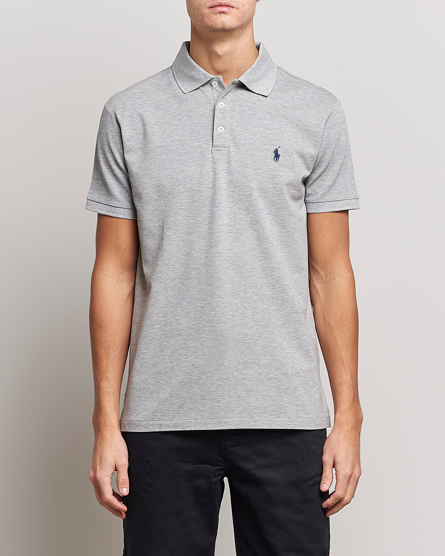 Herren | Poloshirts | Polo Ralph Lauren | Slim Fit Stretch Polo Andover Heather