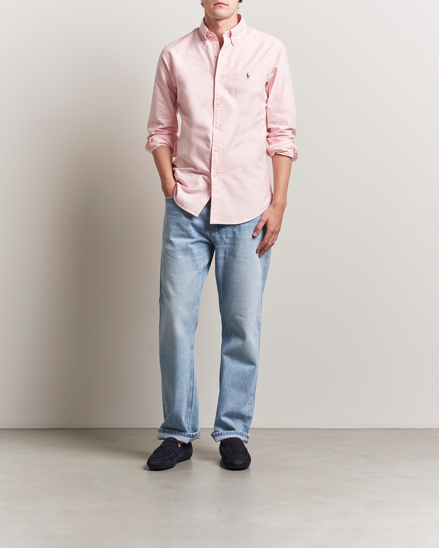 Herren | Hemden | Polo Ralph Lauren | Custom Fit Oxford Shirt Pink