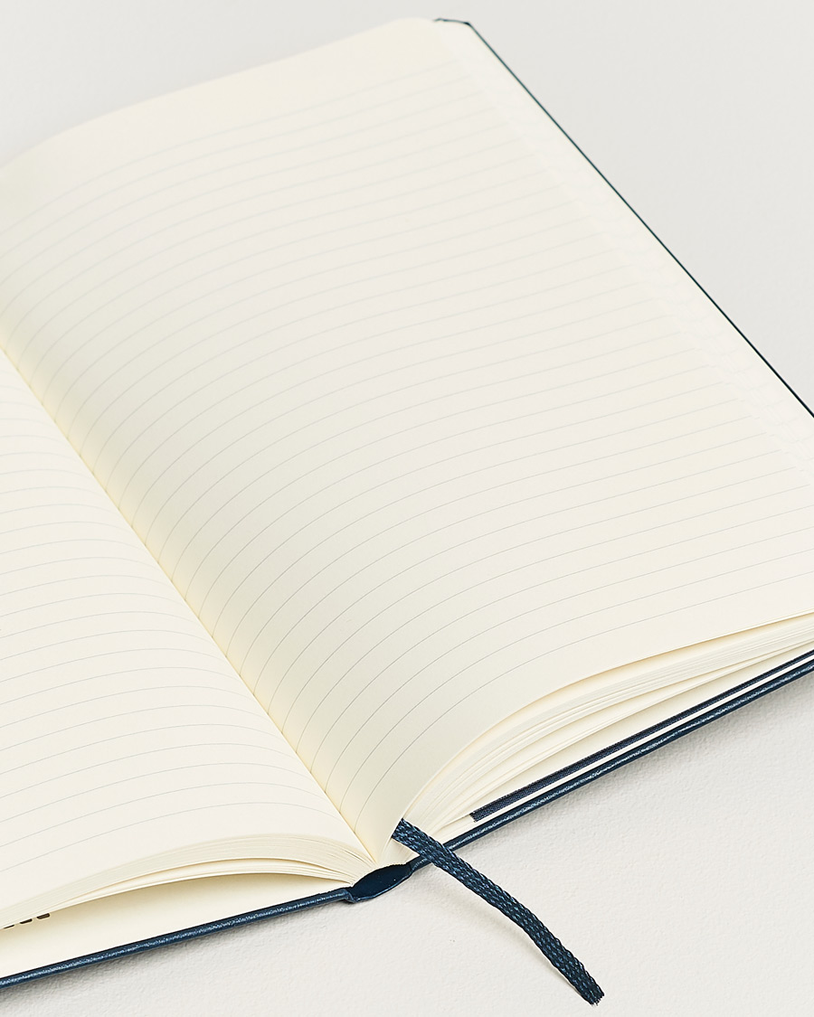 Herren | Moleskine Ruled Hard Notebook Large Sapphire Blue | Moleskine | Ruled Hard Notebook Large Sapphire Blue