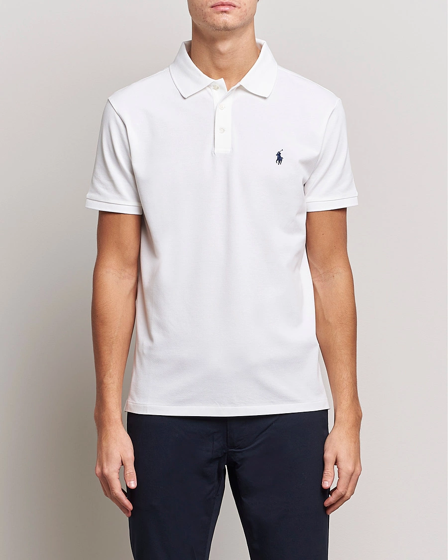 Herren | Polo Ralph Lauren | Polo Ralph Lauren | Slim Fit Stretch Polo White