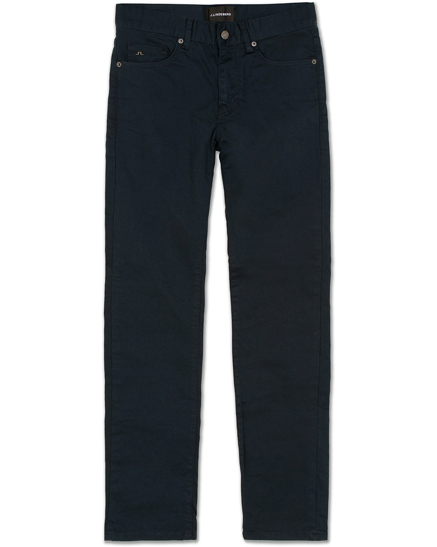 Herren | Jeans | J.Lindeberg | Jay Satin Stretch Jeans Navy