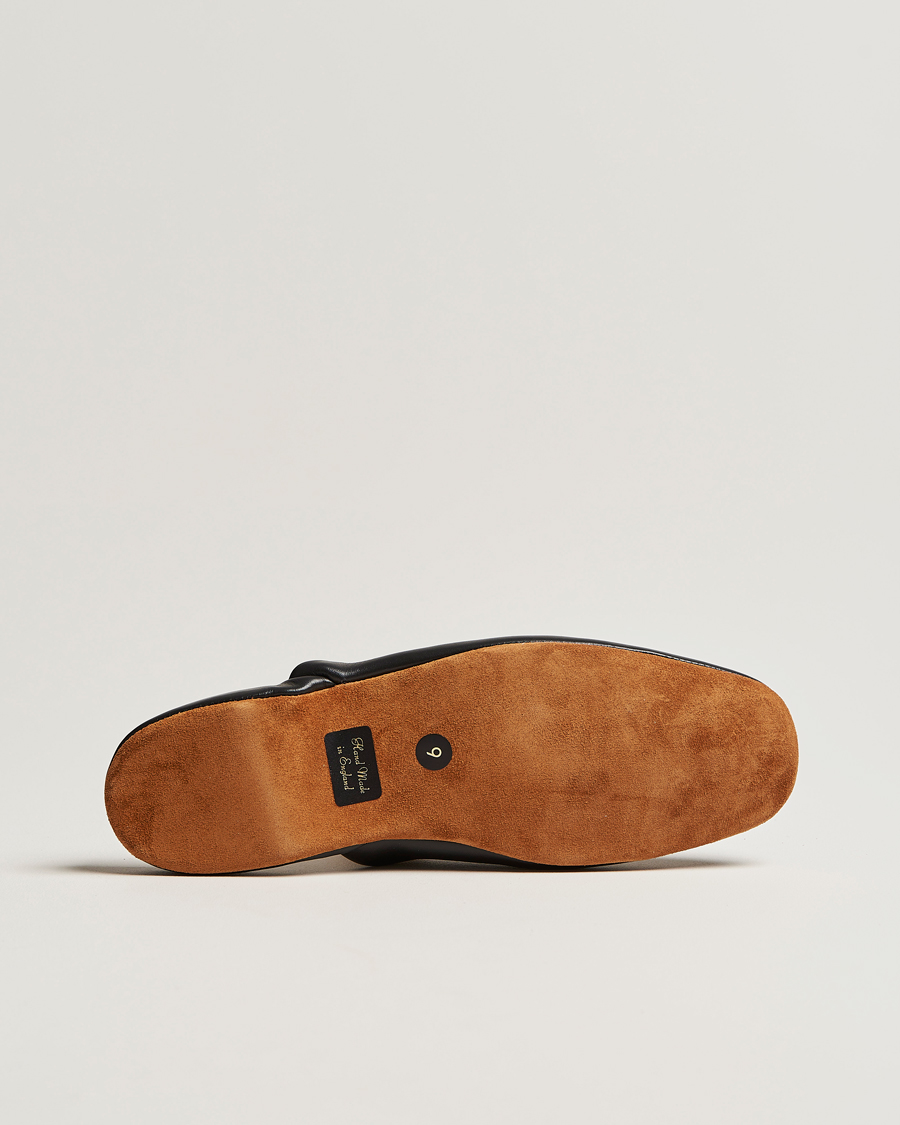 Herren | Sandalen & Pantoletten | Crockett & Jones | Mule Calf Home Slipper Black