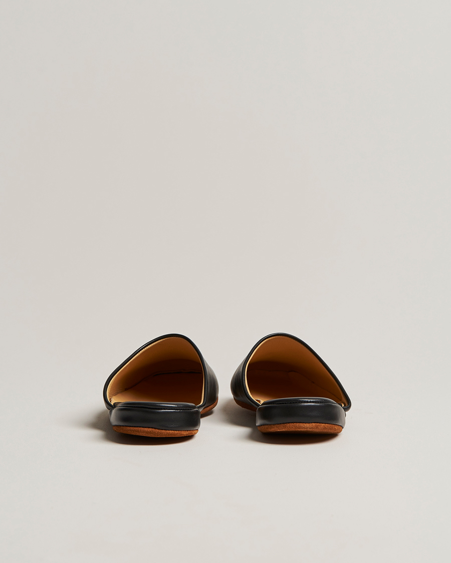 Herren | Sandalen & Pantoletten | Crockett & Jones | Mule Calf Home Slipper Black