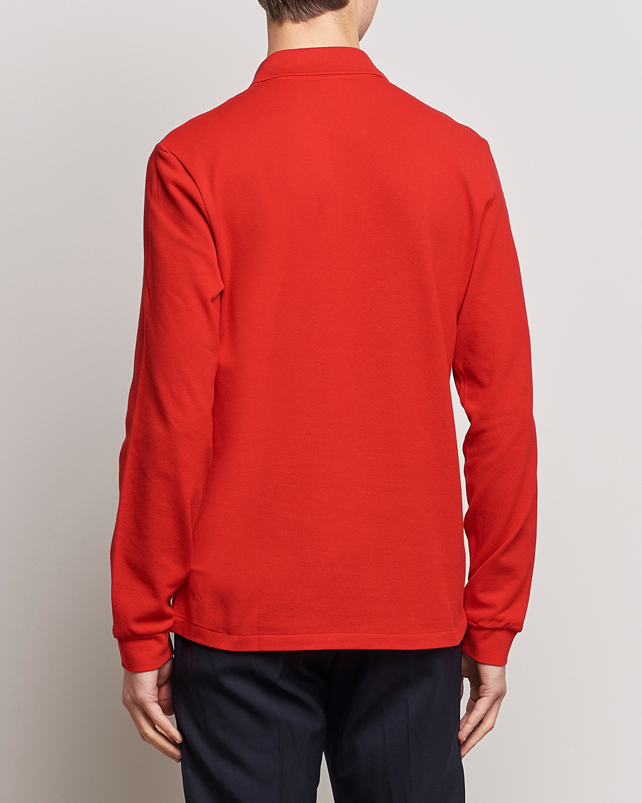 Herren | Preppy Authentic | Lacoste | Long Sleeve Polo Red