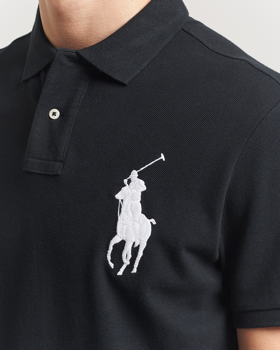 POLO RALPH LAUREN ビッグポニー 黒 M CUSTOM FIT Polo Ralph Lauren Custom Fit Big Pony Polo Polo Black bei Care of Carl