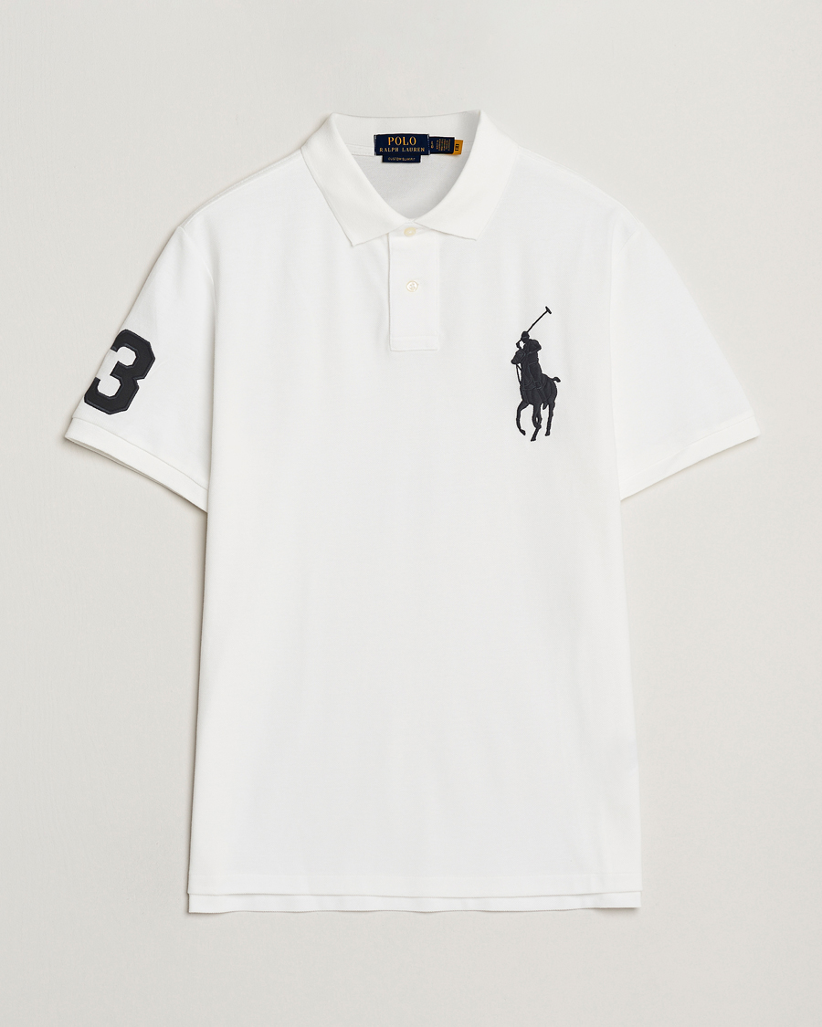 Herren | Poloshirts | Polo Ralph Lauren | Custom Fit Big Pony Polo White
