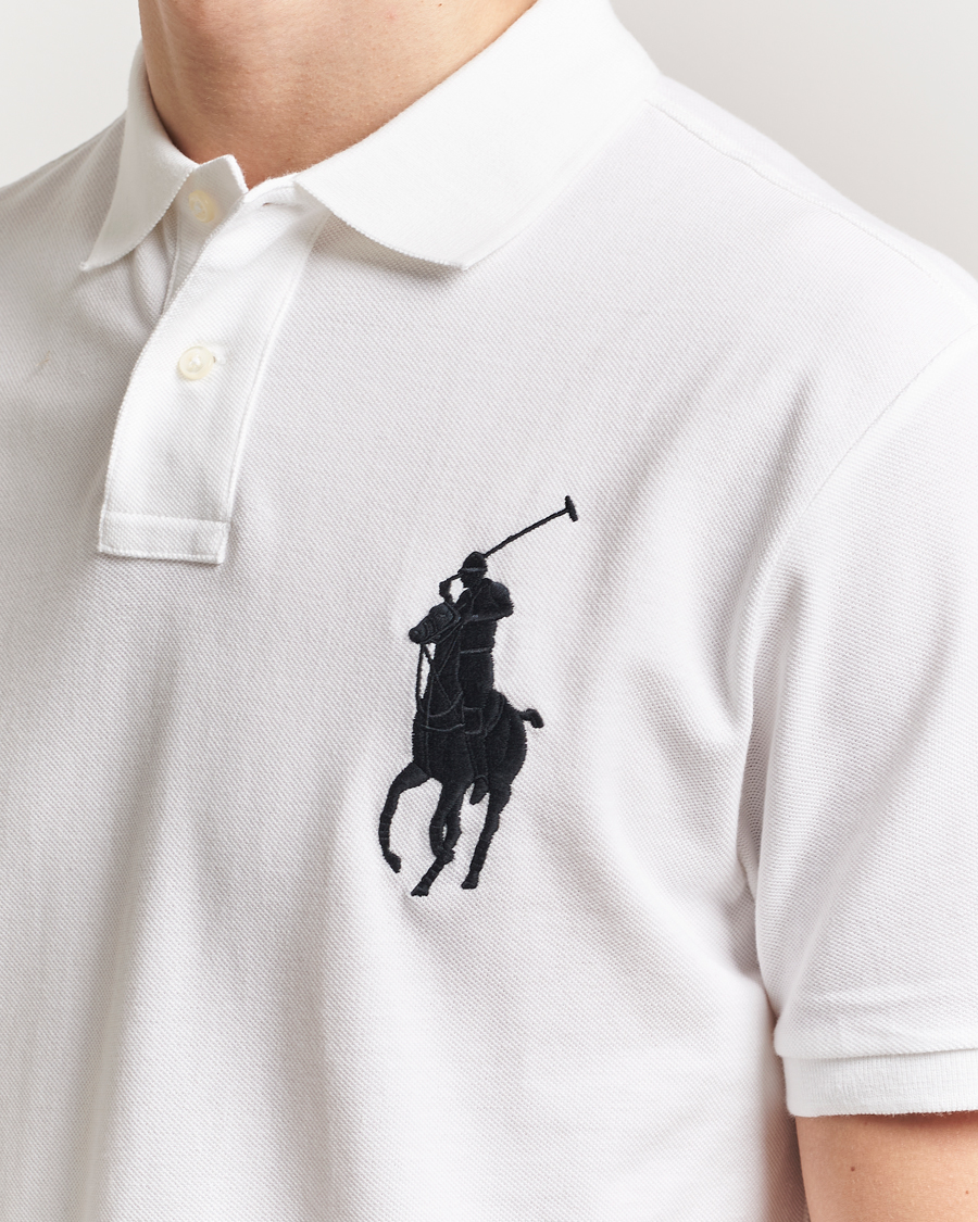 トップス Polo Ralph Lauren Big Pony Polo No.3 Polo Ralph Lauren Navy Stripe Big Pony Number 3 Shirt White ( XL