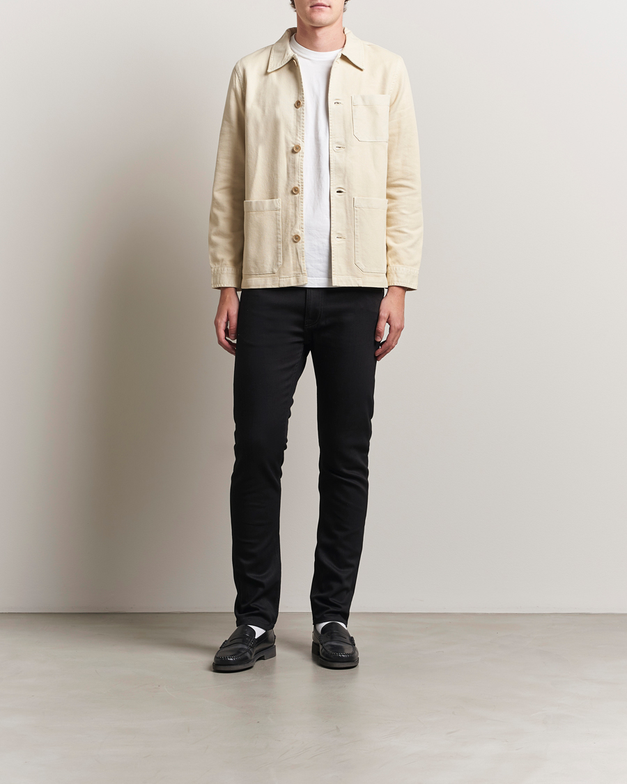 Herren | Jeans | Nudie Jeans | Lean Dean Jeans Dry Ever Black