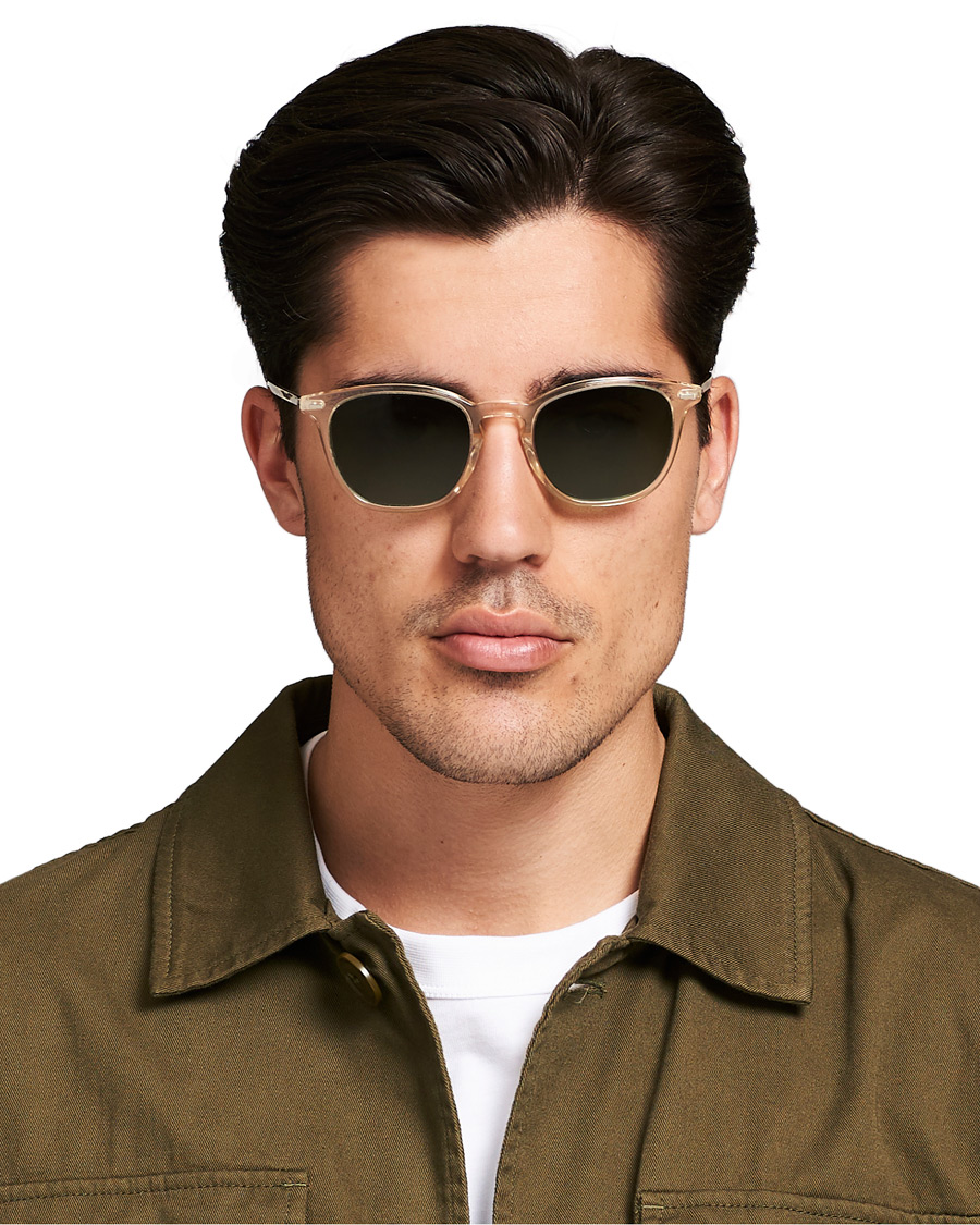 Herren | Oliver Peoples Heaton Sunglasses Buff/Green | Oliver Peoples | Heaton Sunglasses Buff/Green