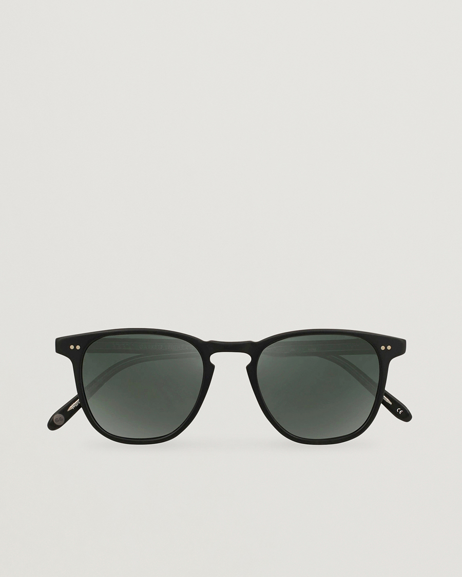 Herren | Garrett Leight Brooks 47 Sunglasses Matte Black/Blue Smoke Polarized | Garrett Leight | Brooks 47 Sunglasses Matte Black/Blue Smoke Polarized