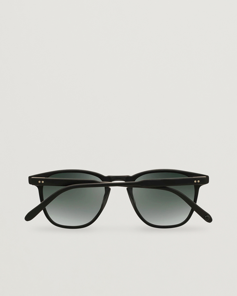 Herren | Garrett Leight Brooks 47 Sunglasses Matte Black/Blue Smoke Polarized | Garrett Leight | Brooks 47 Sunglasses Matte Black/Blue Smoke Polarized