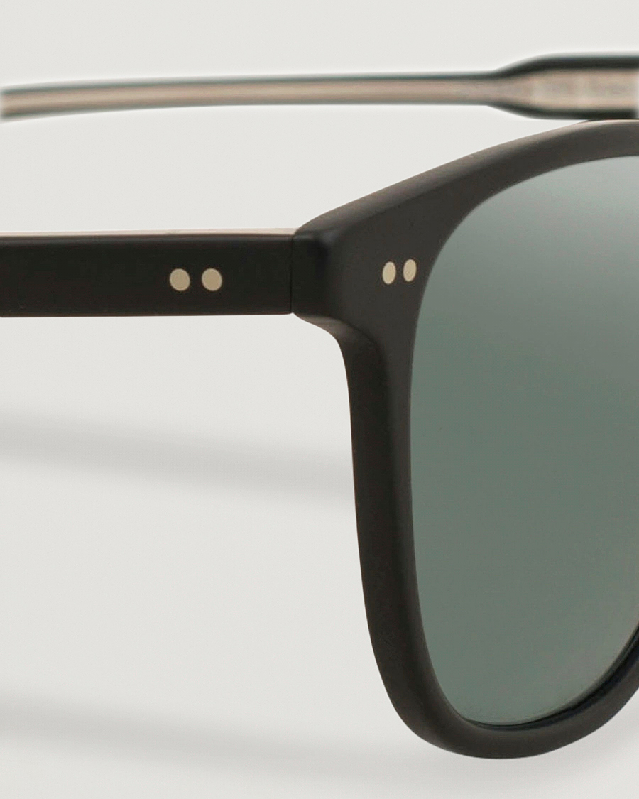 Herren | Garrett Leight Brooks 47 Sunglasses Matte Black/Blue Smoke Polarized | Garrett Leight | Brooks 47 Sunglasses Matte Black/Blue Smoke Polarized