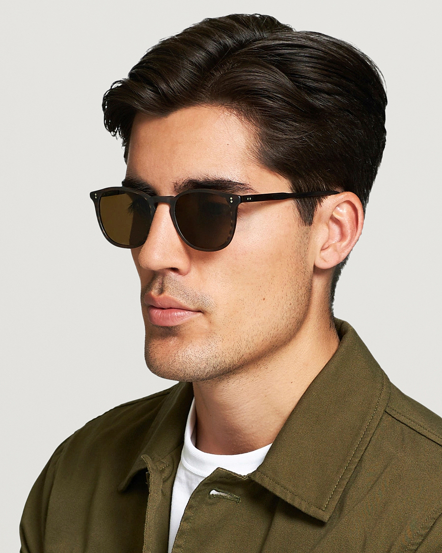Herren | Garrett Leight Kinney 49 Sunglasses Matte Brandy Tortoise/Brown Polarized | Garrett Leight | Kinney 49 Sunglasses Matte Brandy Tortoise/Brown Polarized