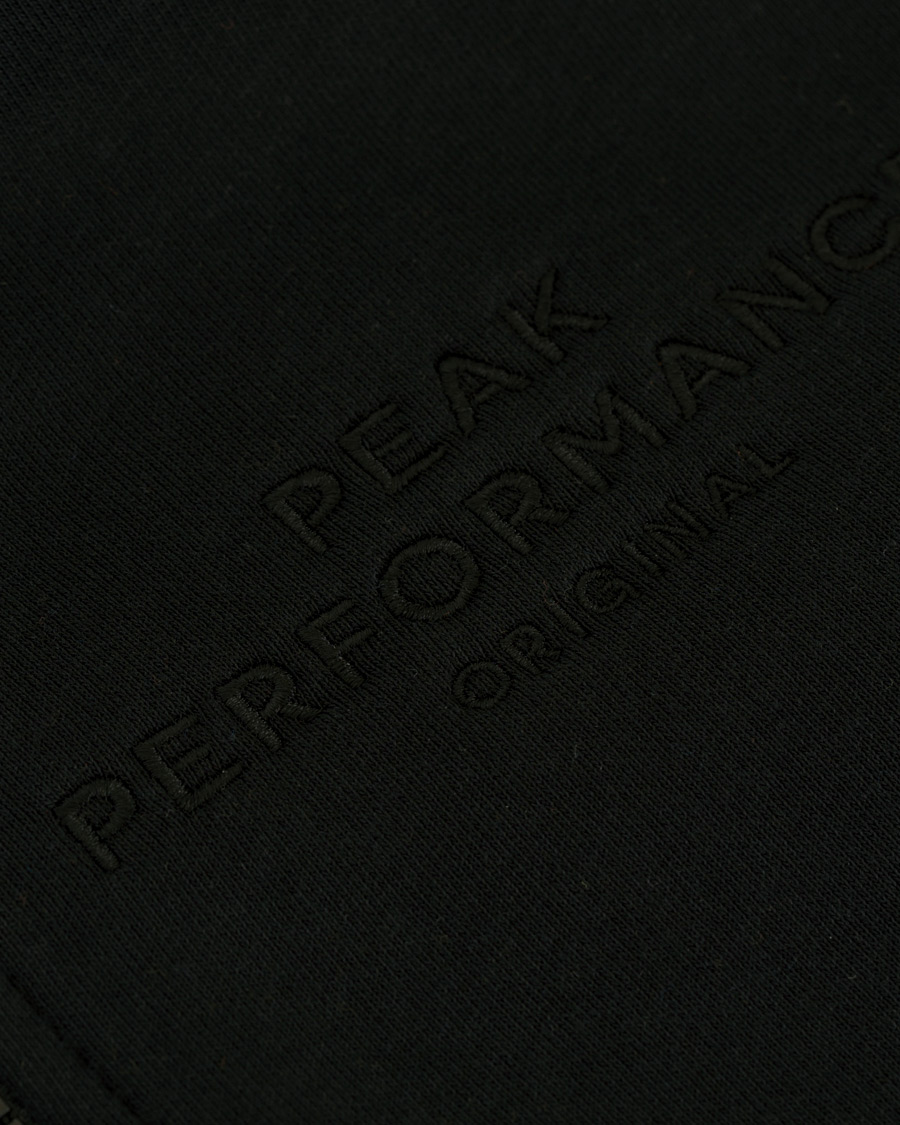 Herren | Pullover | Peak Performance | Original Full Zip Hoodie Black
