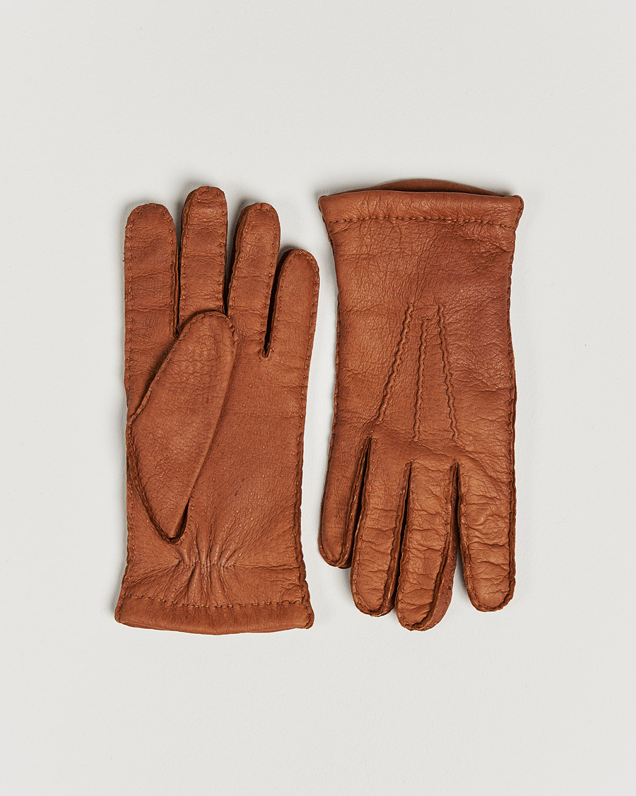 Herren | Hestra Peccary Handsewn Cashmere Glove Cork | Hestra | Peccary Handsewn Cashmere Glove Cork
