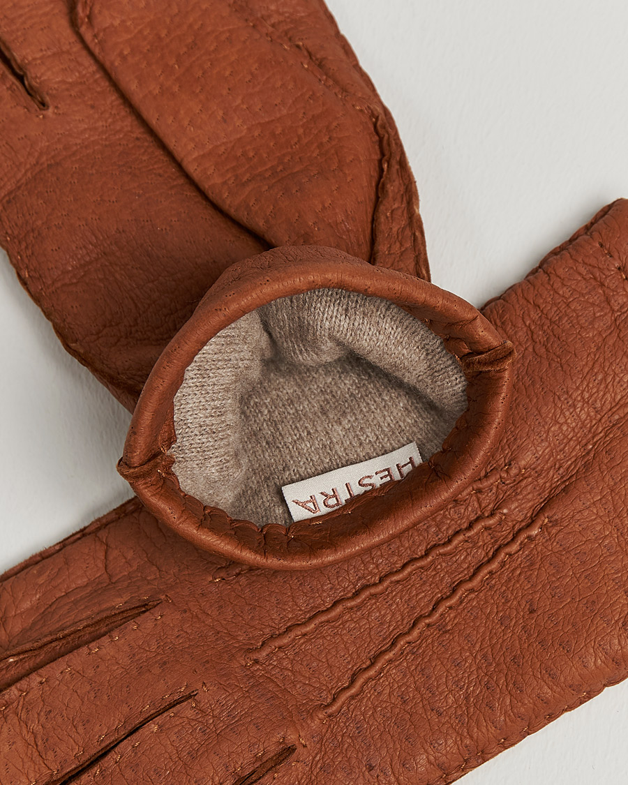 Herren | Hestra Peccary Handsewn Cashmere Glove Cork | Hestra | Peccary Handsewn Cashmere Glove Cork