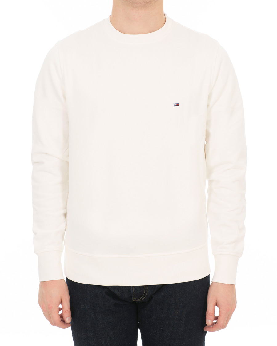 Herren | Pullover | Tommy Hilfiger | Crew Neck Sweatshirt Whisper White