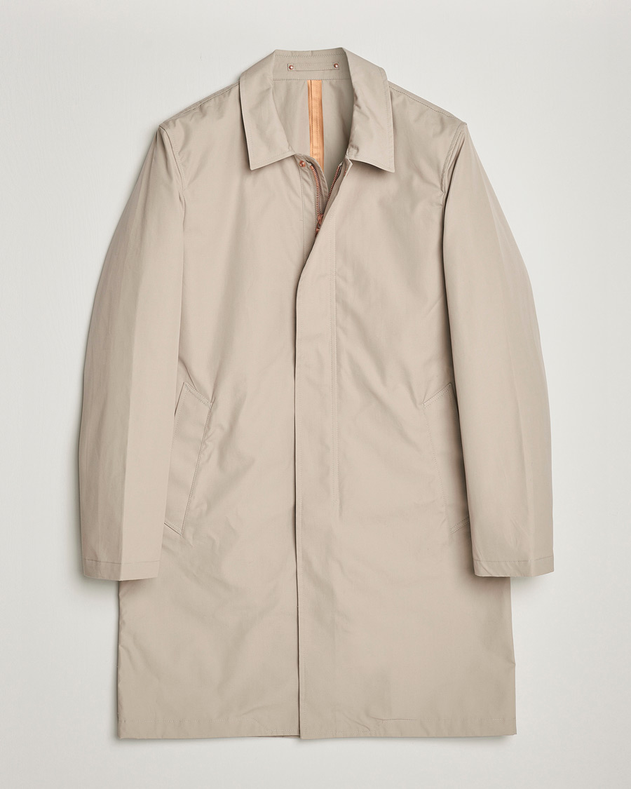 Herren | Jacken | Private White V.C. | Unlined Cotton Ventile Mac Coat 3.0 Stone