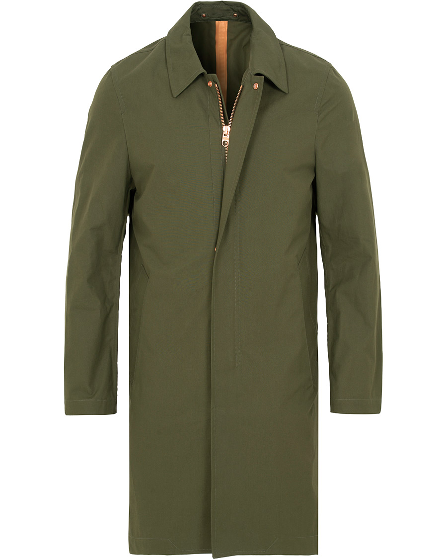 Herren | Jacken | Private White V.C. | Unlined Cotton Ventile Mac Coat 3.0 Olive