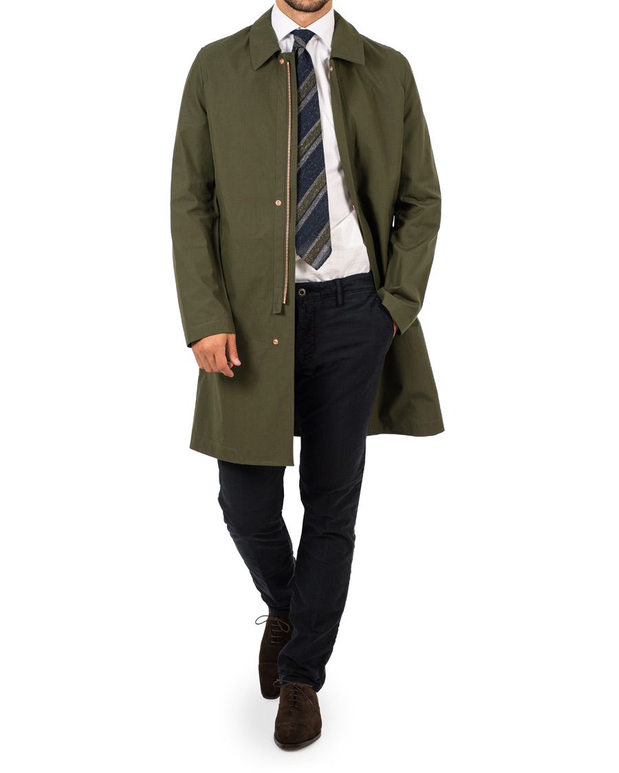 Herren | Jacken | Private White V.C. | Unlined Cotton Ventile Mac Coat 3.0 Olive