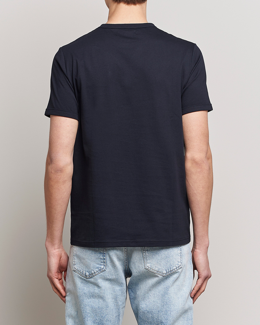 Herren | T-Shirts | Fred Perry | Ringer Crew Neck Tee Navy