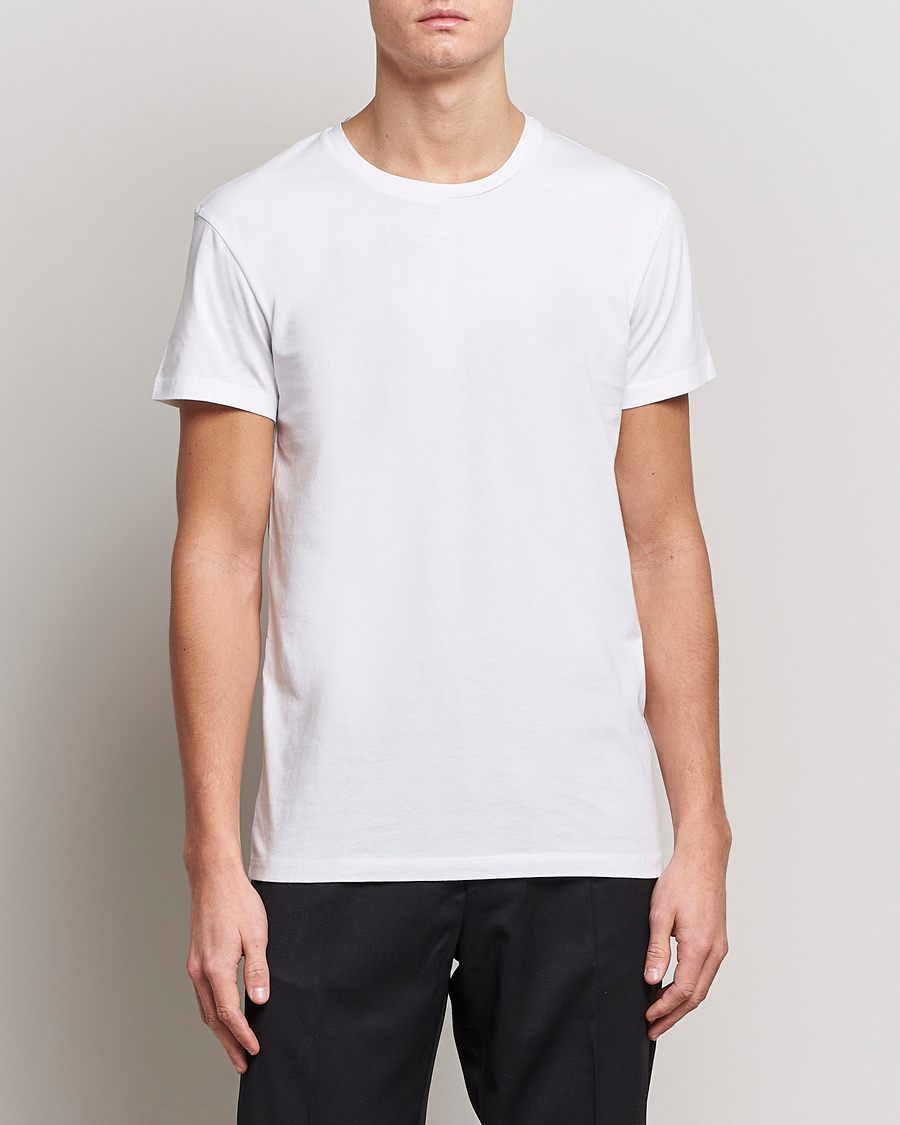 Herren | Kurzarm T-Shirt | Samsøe Samsøe | Kronos Crew Neck Tee White