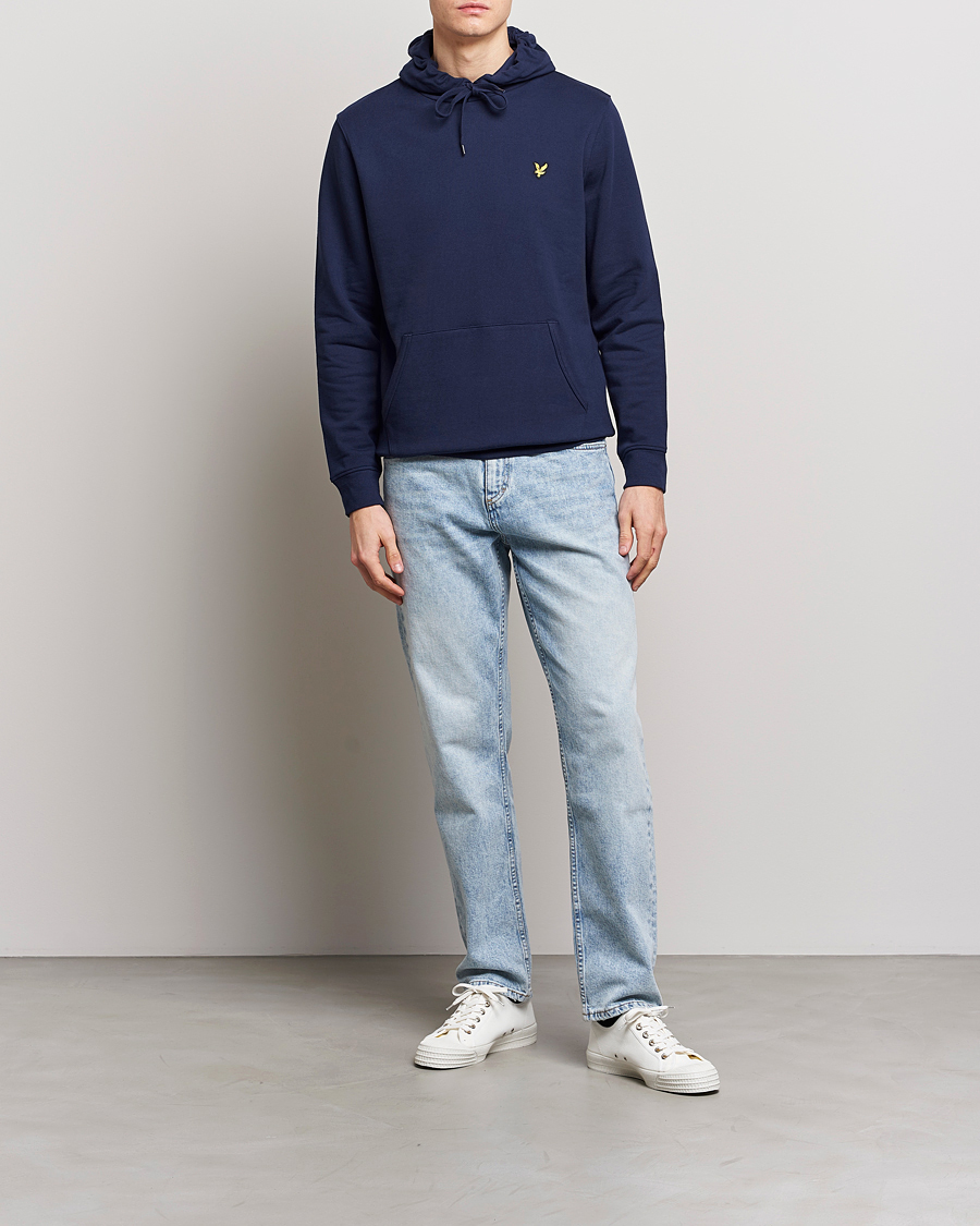 Herren | Pullover | Lyle & Scott | Organic Cotton Pullover Hoodie Navy