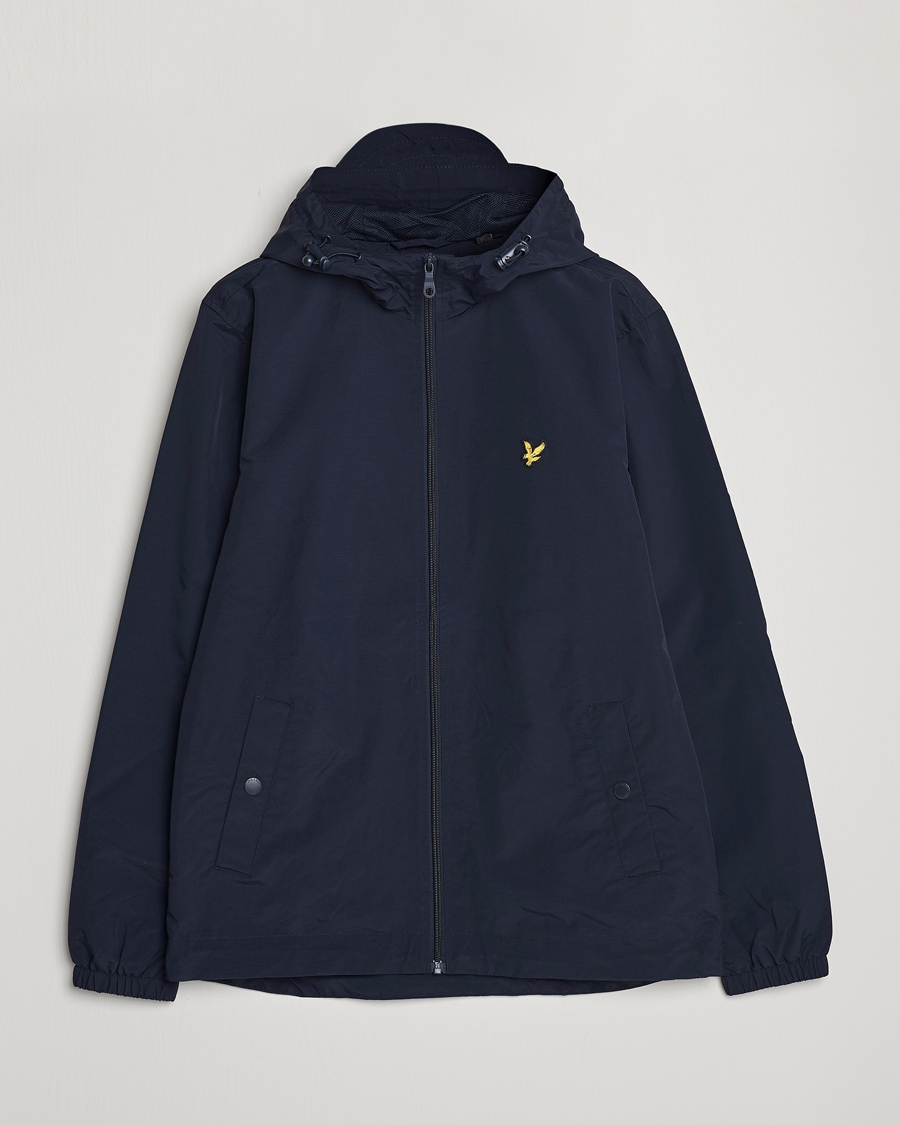 Herren | Jacken | Lyle & Scott | Zip Through Hooded Jacket Dark Navy