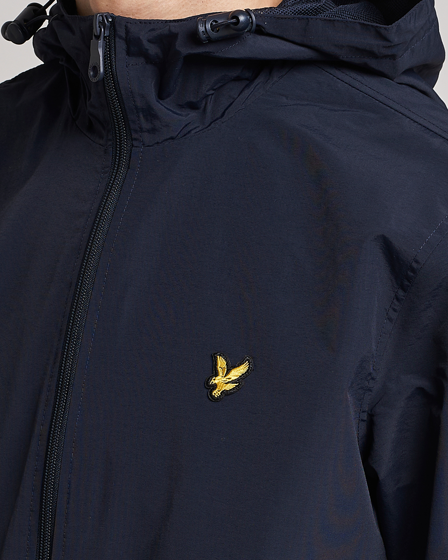 Herren | Jacken | Lyle & Scott | Zip Through Hooded Jacket Dark Navy
