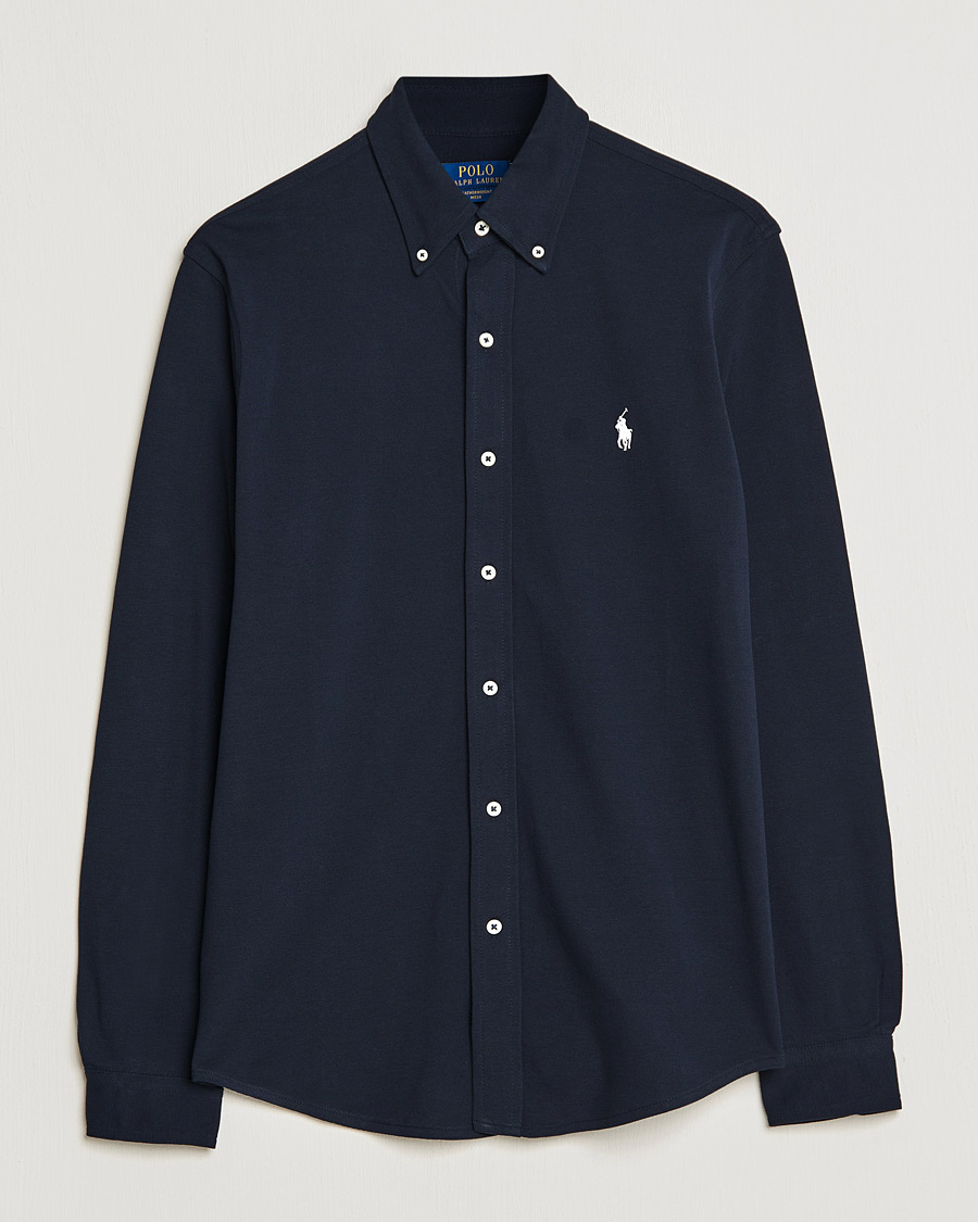 Herren | Hemden | Polo Ralph Lauren | Featherweight Mesh Shirt Aviator Navy
