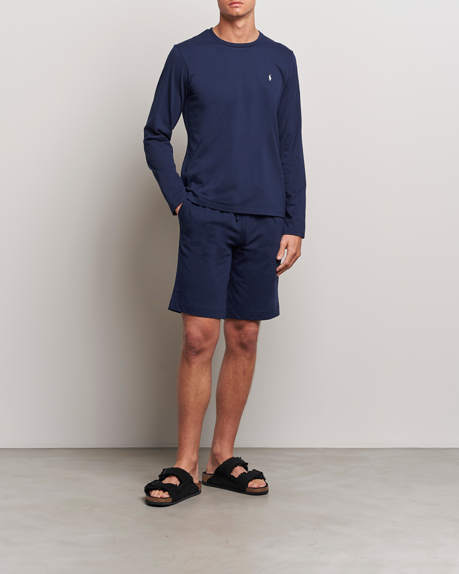Herren | T-Shirts | Polo Ralph Lauren | Liquid Cotton Long Sleeve Crew Neck T-Shirt Cruise Navy