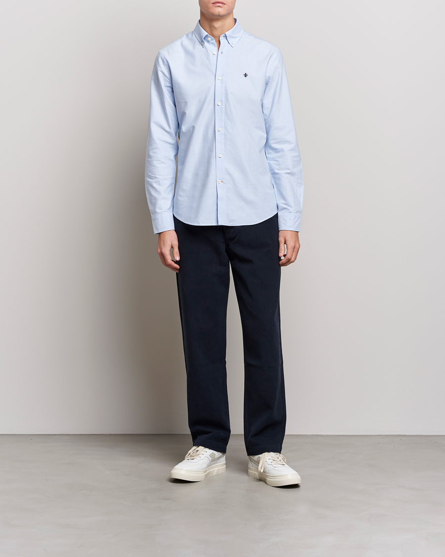 Herren | Hemden | Morris | Douglas Oxford Shirt Light Blue