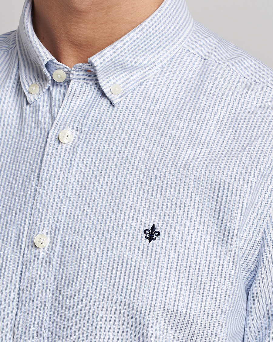 Herren | Hemden | Morris | Douglas Striped Oxford Light Blue