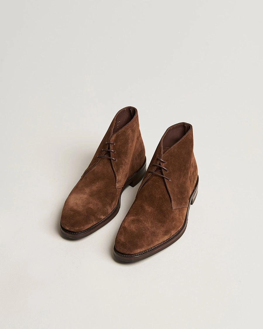 Herren | Handgefertigte Schuhe - Schuhspanner inklusive | Loake 1880 | Pimlico Chukka Boot Brown Suede