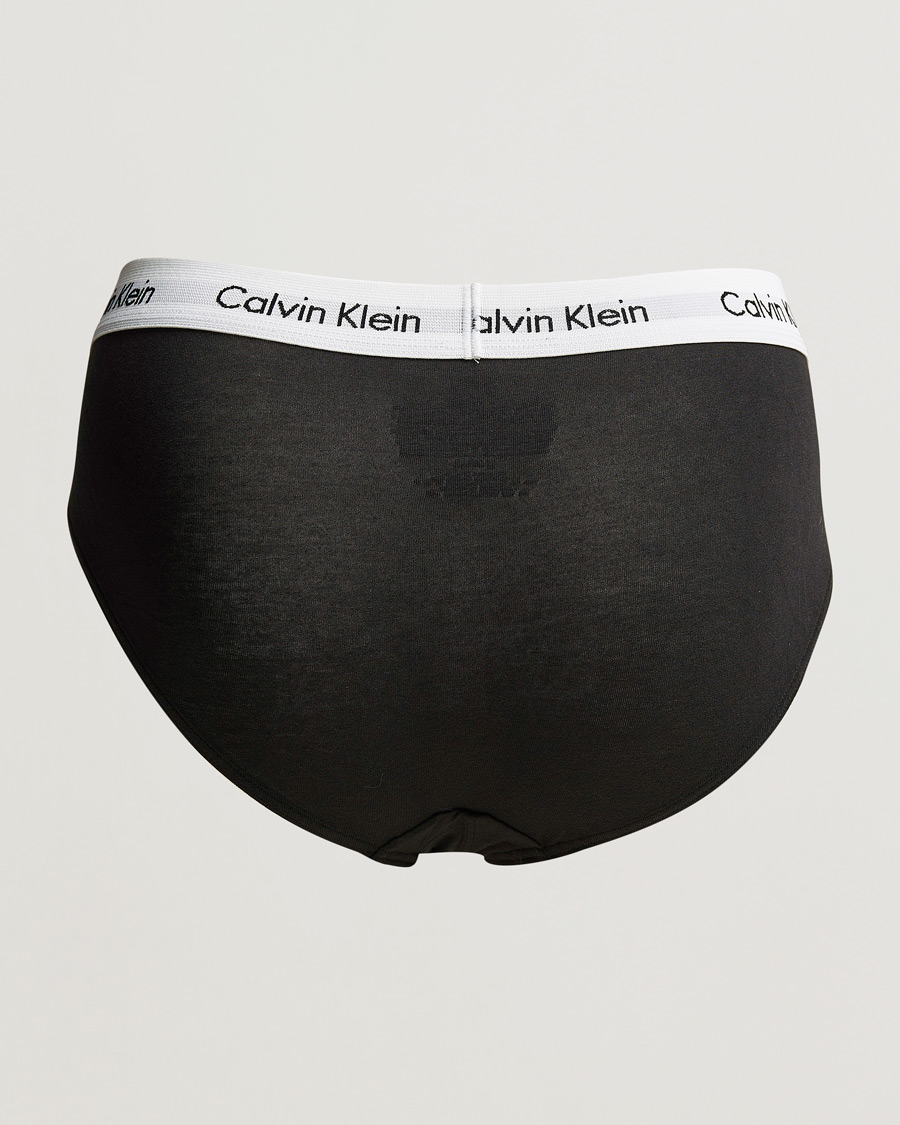 Herren | Calvin Klein | Calvin Klein | Cotton Stretch Hip Breif 3-Pack Black/White/Grey