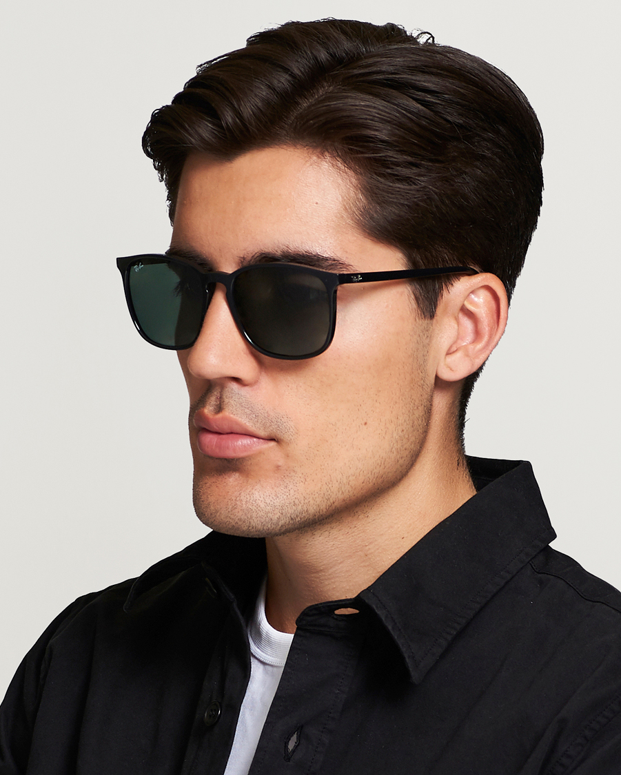 Herren | Gebogene Sonnenbrillen | Ray-Ban | 0RB4387 Sunglasses Black