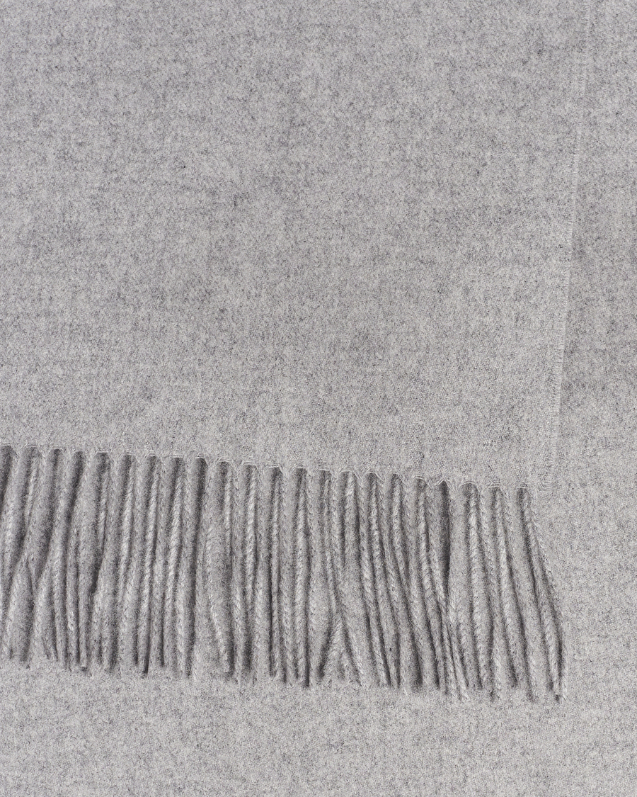 Herren | Piacenza Cashmere Cashmere Scarf Light Grey | Piacenza Cashmere | Cashmere Scarf Light Grey