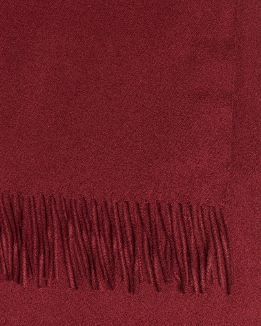 Herren | Schals | Piacenza Cashmere | Cashmere Scarf Burgundy