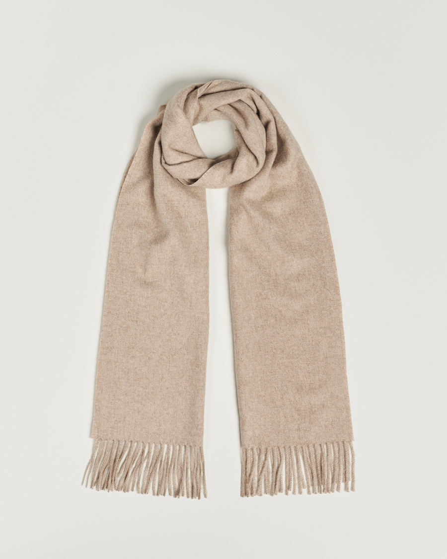 Herren | Piacenza Cashmere Cashmere Scarf Light Beige | Piacenza Cashmere | Cashmere Scarf Light Beige