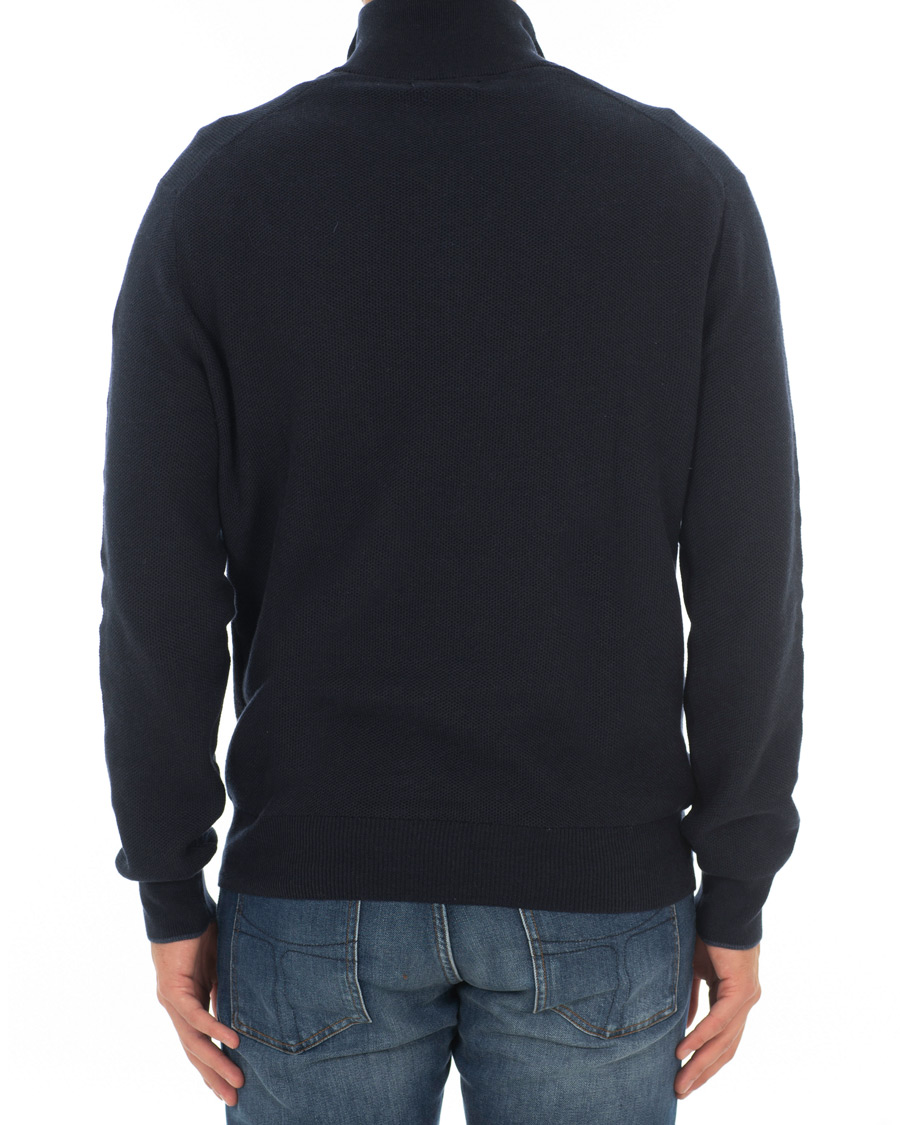 Herren | Pullover | Polo Ralph Lauren | Texture  Half Zip Navy Heather