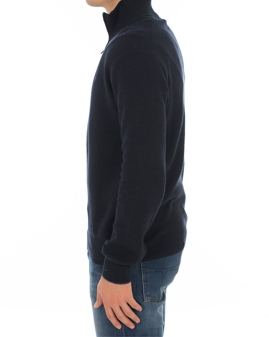 Herren | Pullover | Polo Ralph Lauren | Texture  Half Zip Navy Heather