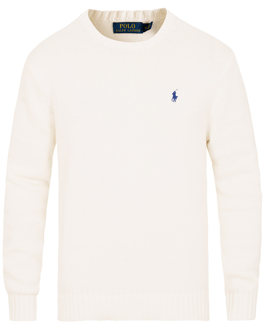 Herren | Pullover | Polo Ralph Lauren | Crisby Cotton Crew Neck White